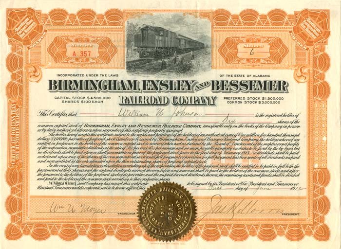 Birmingham, Ensley and Bessemer Railroad Co.